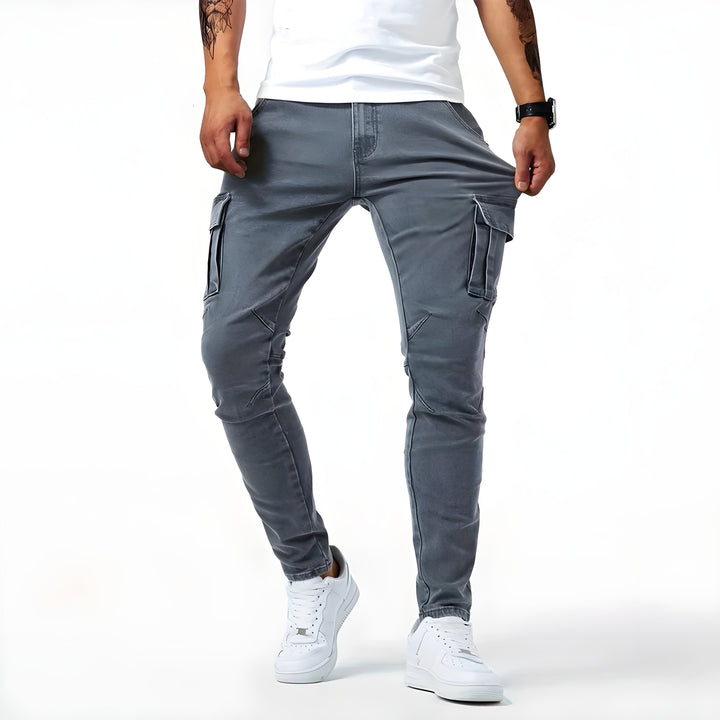 Samuel™ | Stretch Denim Cargo-Hose
